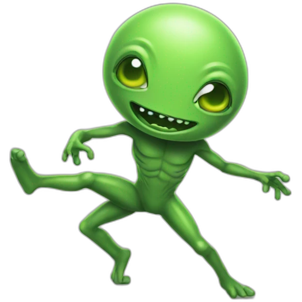 aliens dancing emoji
