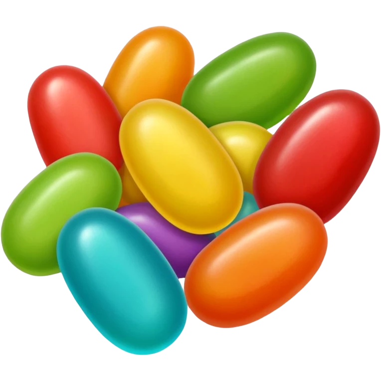 Jelly bean emoji