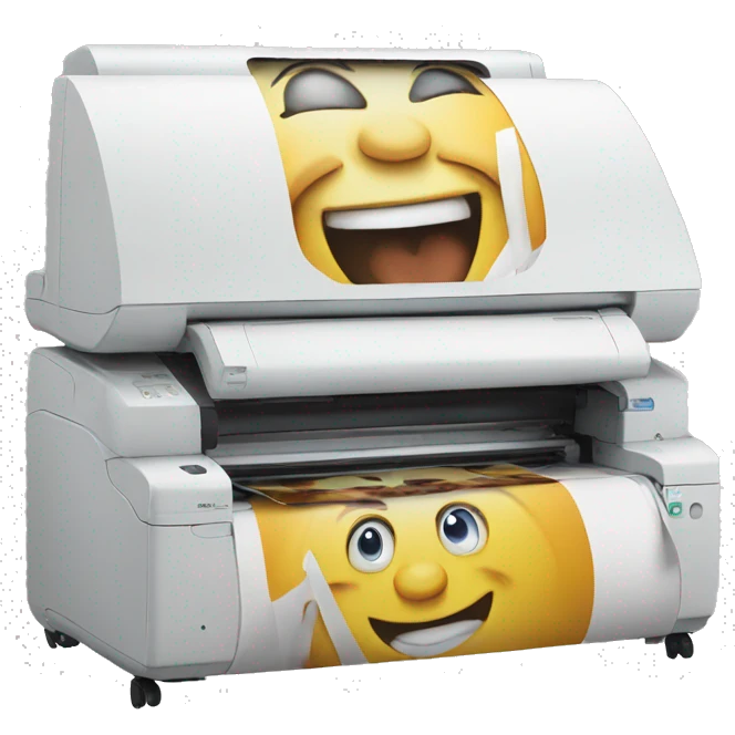 large format printing emoji