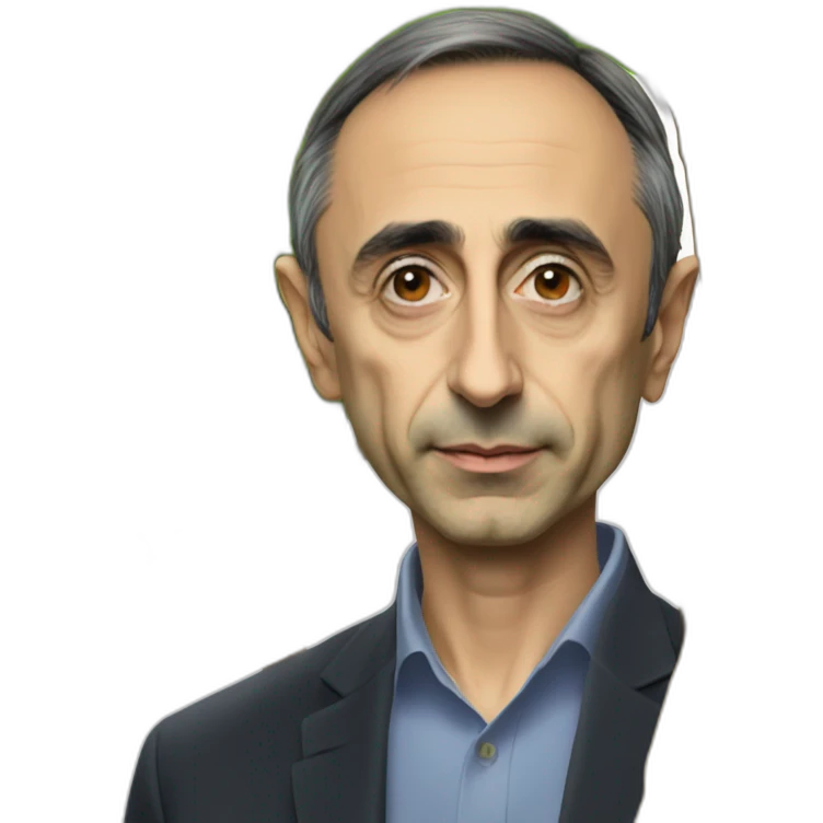 Éric zemmour qui embrasse un arbre emoji