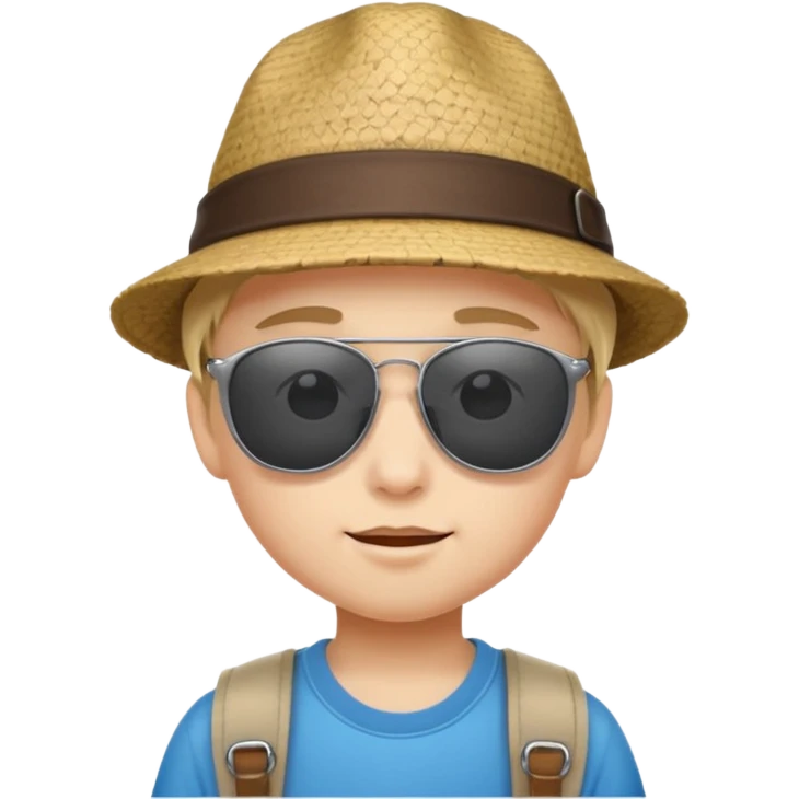 tourist kid emoji
