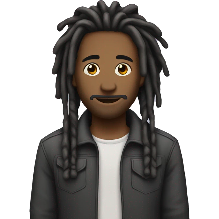 Guy with dreadlocks  emoji