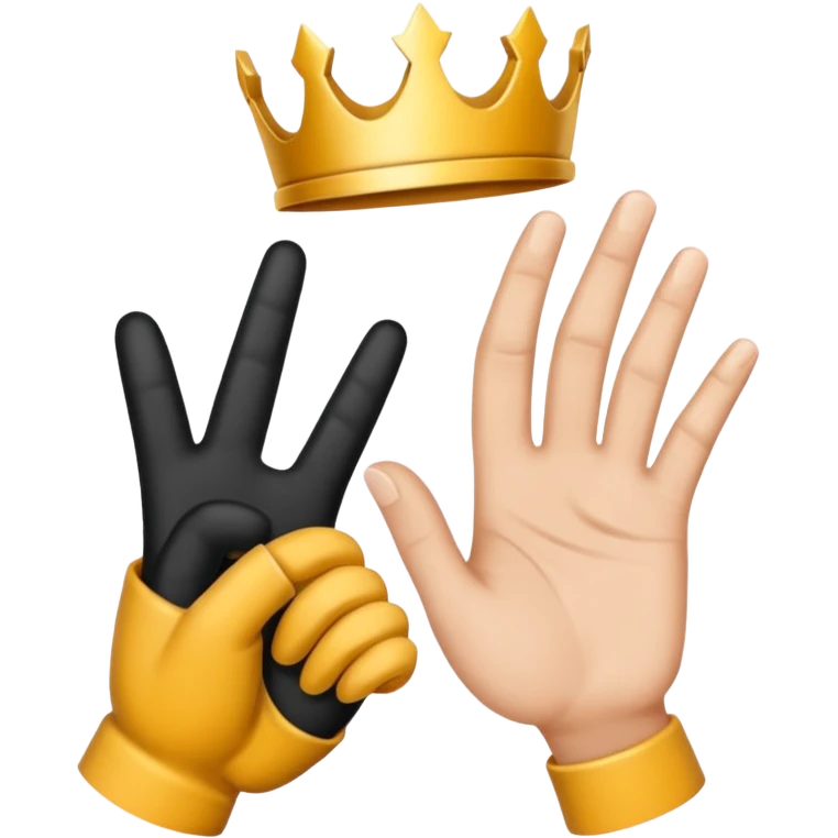 Signe jul avec les mains  emoji