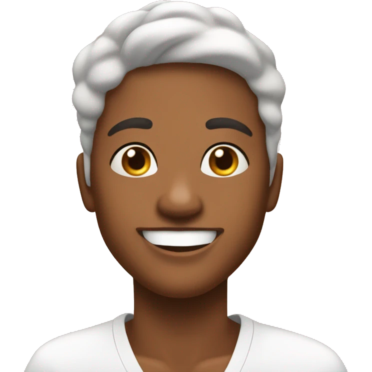 Emoji sorridente skin care routine emoji