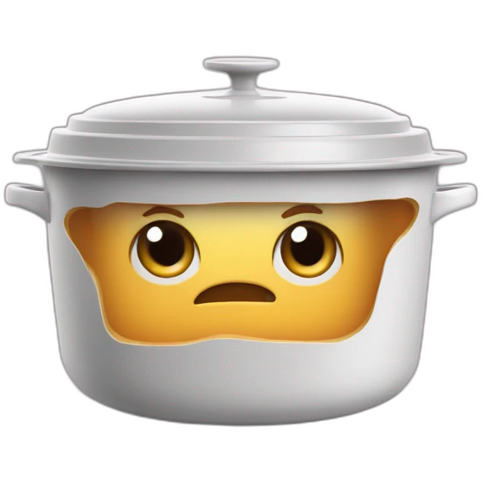 Œuf dans une casserole emoji