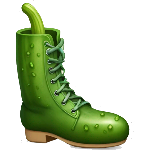 cucumber boots emoji