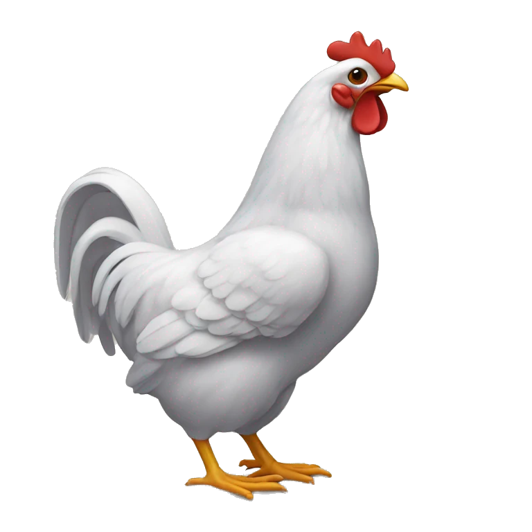 Chat qui mange un poulet  emoji
