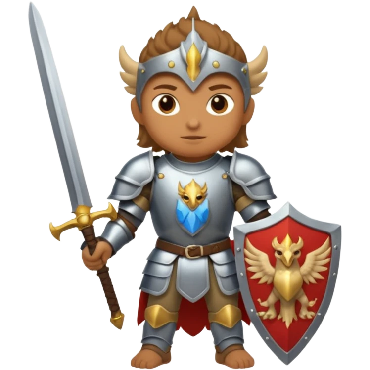 con espadas y grifones emoji