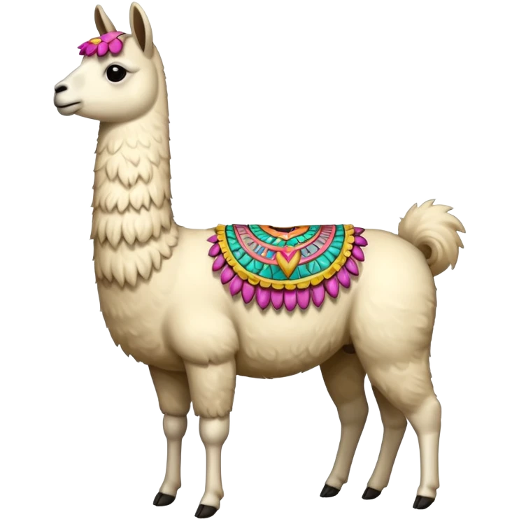 full body llama  emoji