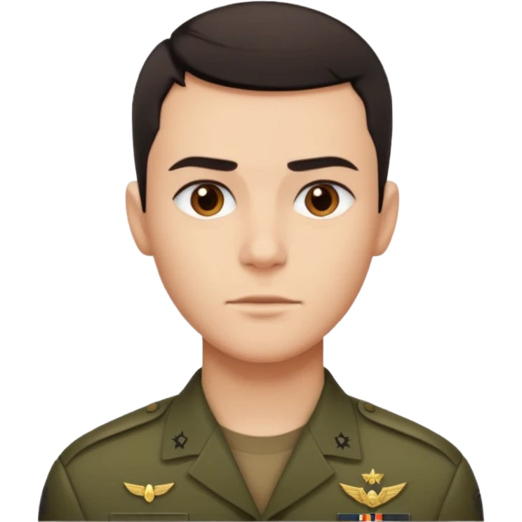 Não falei chapéu militar, e sim corte de cabelo emoji
