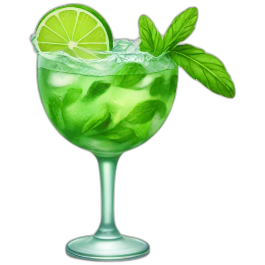 mojito drink spinning emoji