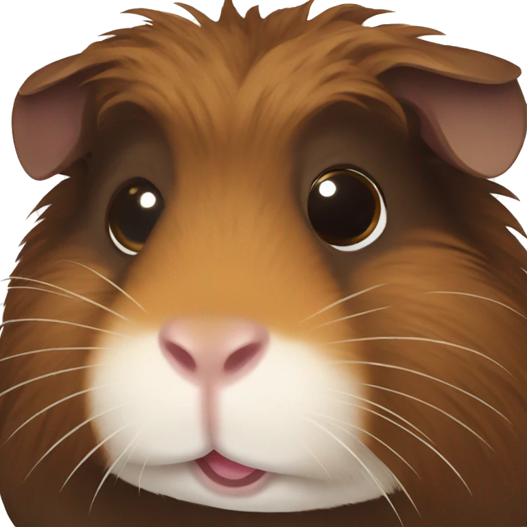 dark brown and brown guinea pig emoji
