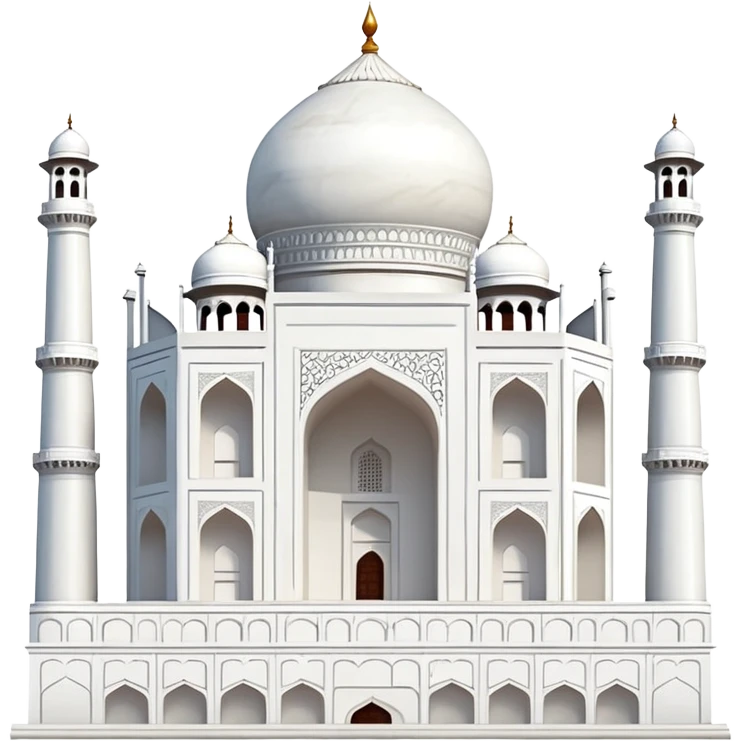 Taj Mahal monument from India emoji