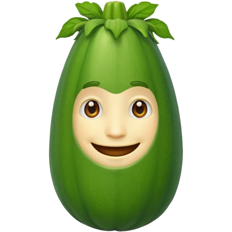 Zucchini man emoji