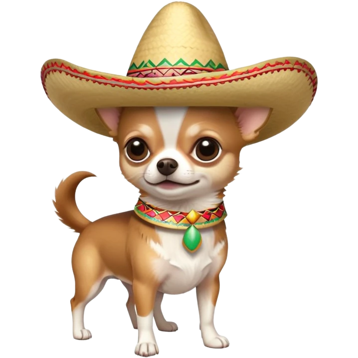 Chiwawa with singbares emoji