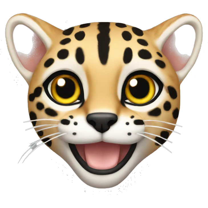 ocelot realistic emoji