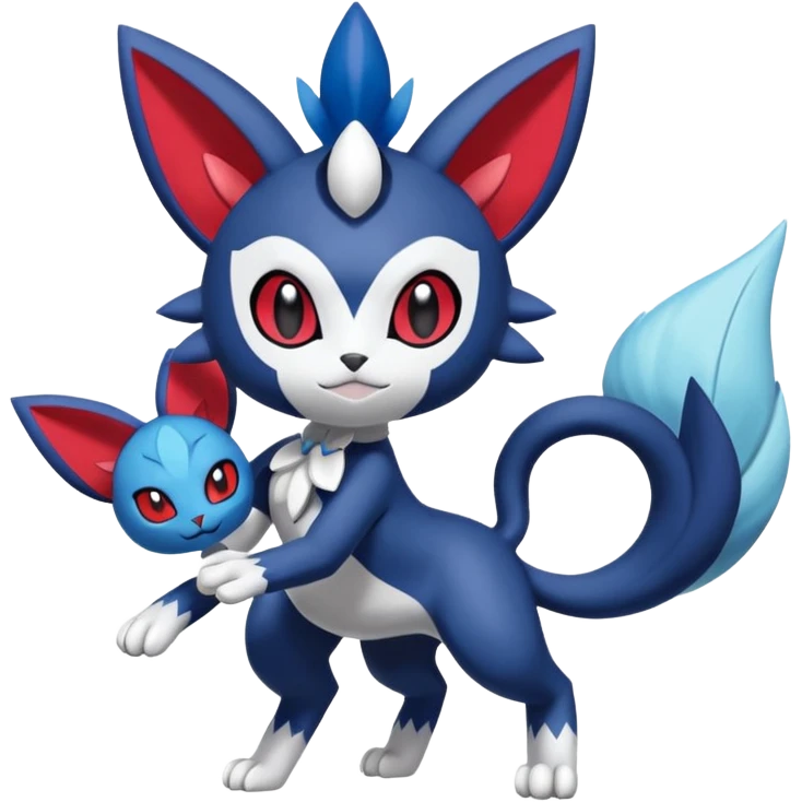Meloetta-Weavile-Meowstic-Pokémon-Fakémon-fusion-hybrid-creature emoji
