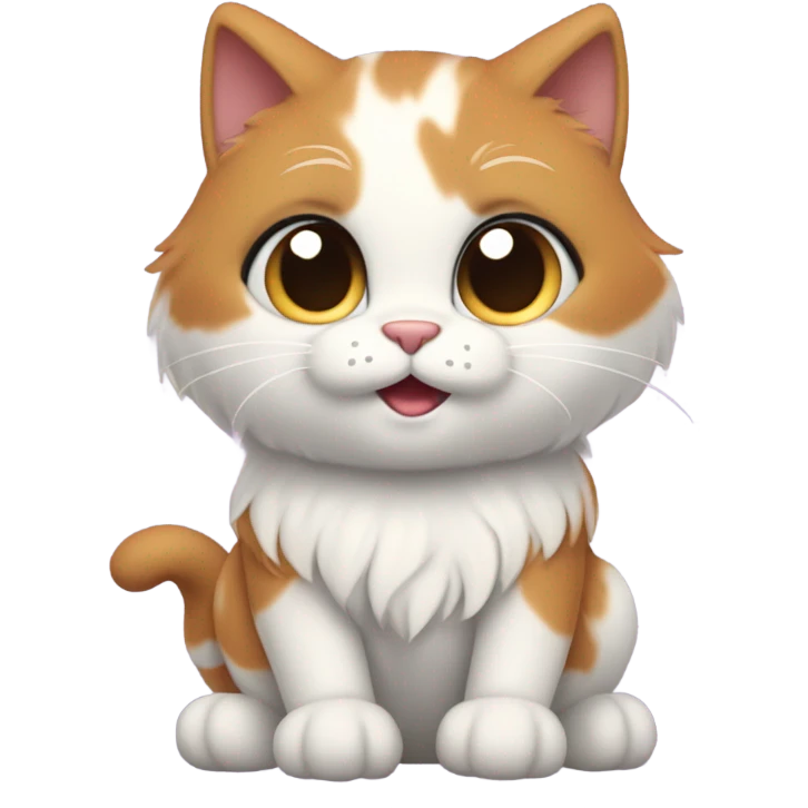 Ariel being a good kitty emoji