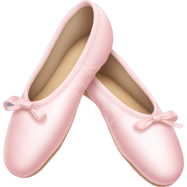 Pale pink ballet shoes emoji