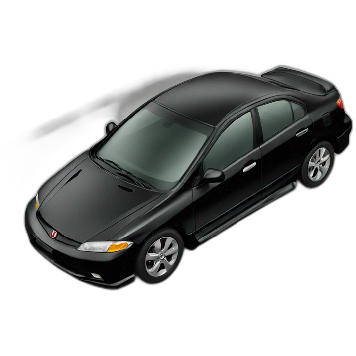honda civic black  emoji