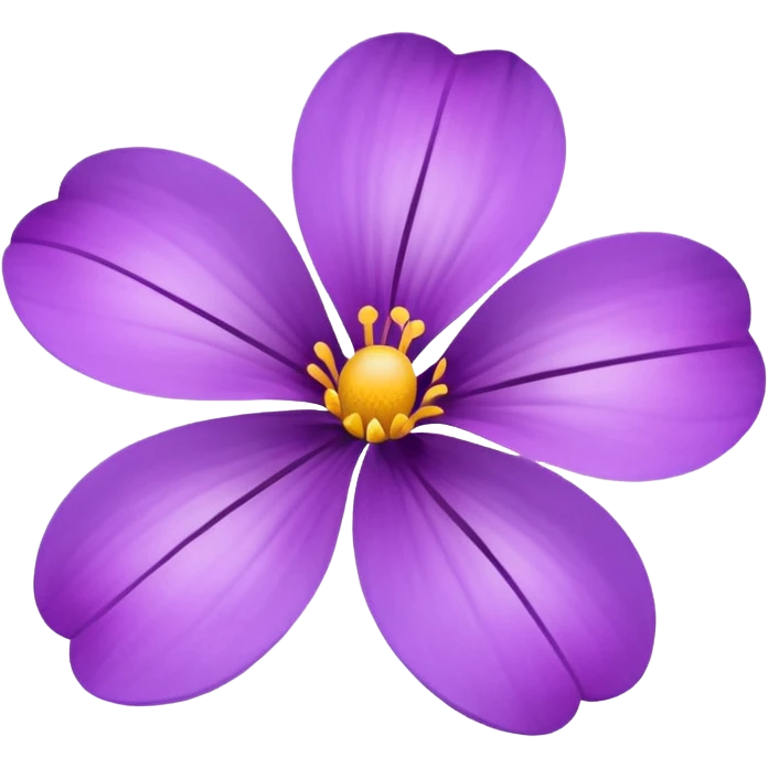 A flower  emoji