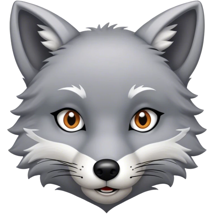 silver fox emoji