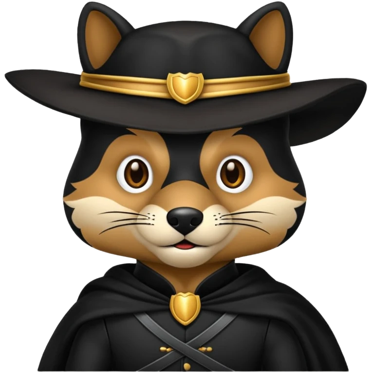 zorro mascota sosteniendo un neumático emoji