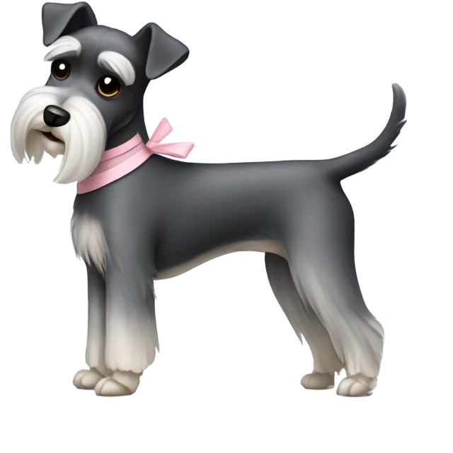 Schnauzer ballerina emoji