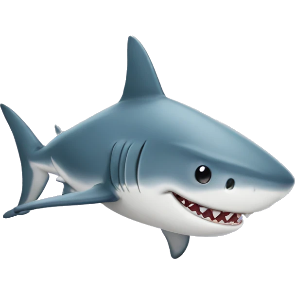 Shark with hearts  emoji
