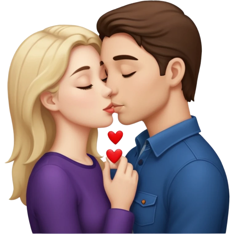 Naked man and woman having sex emoji