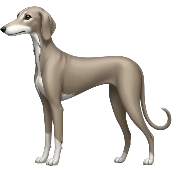 Grey Saluki  emoji