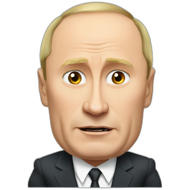 grumpy vladimir putin small wheelchair jump emoji