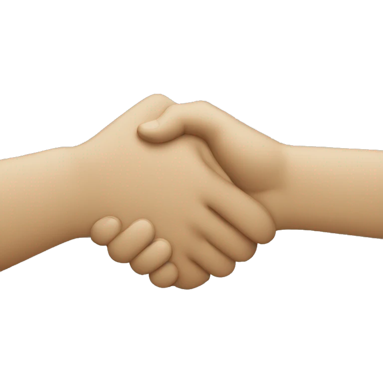 People shaking hands with each other emoji