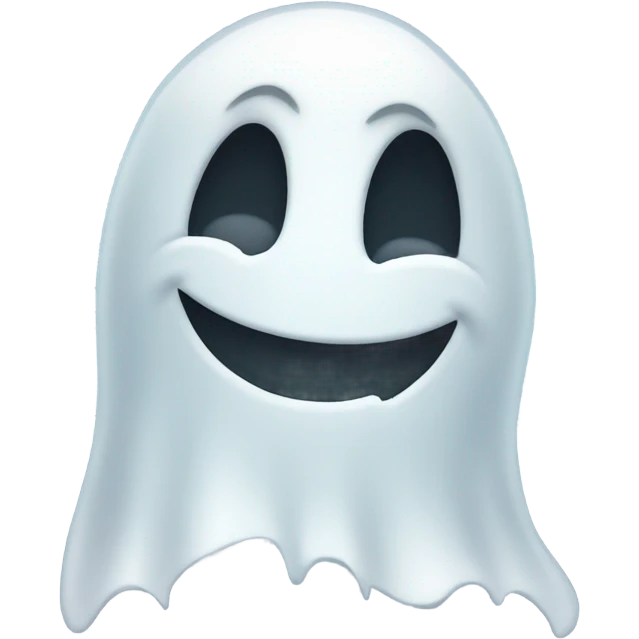 Ghost smiling  emoji