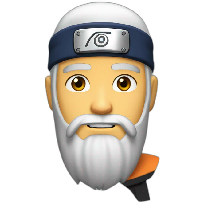 Naruto avec un barbe emoji