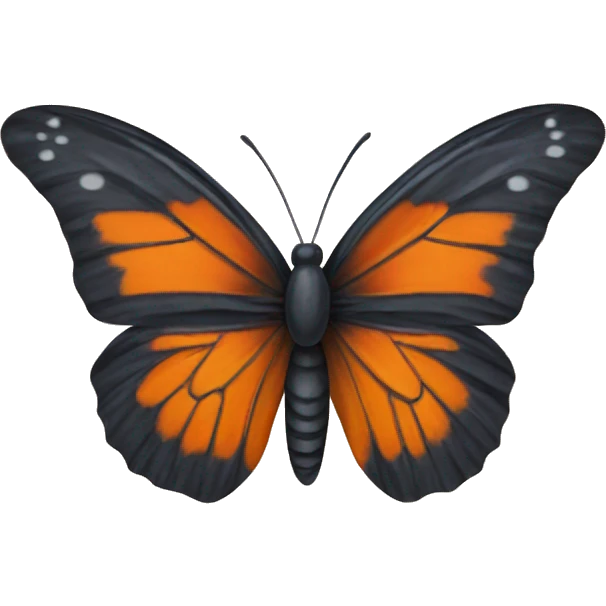Orange Schmetterling emoji