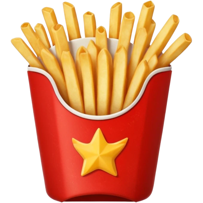 french fries with ketchup emoji