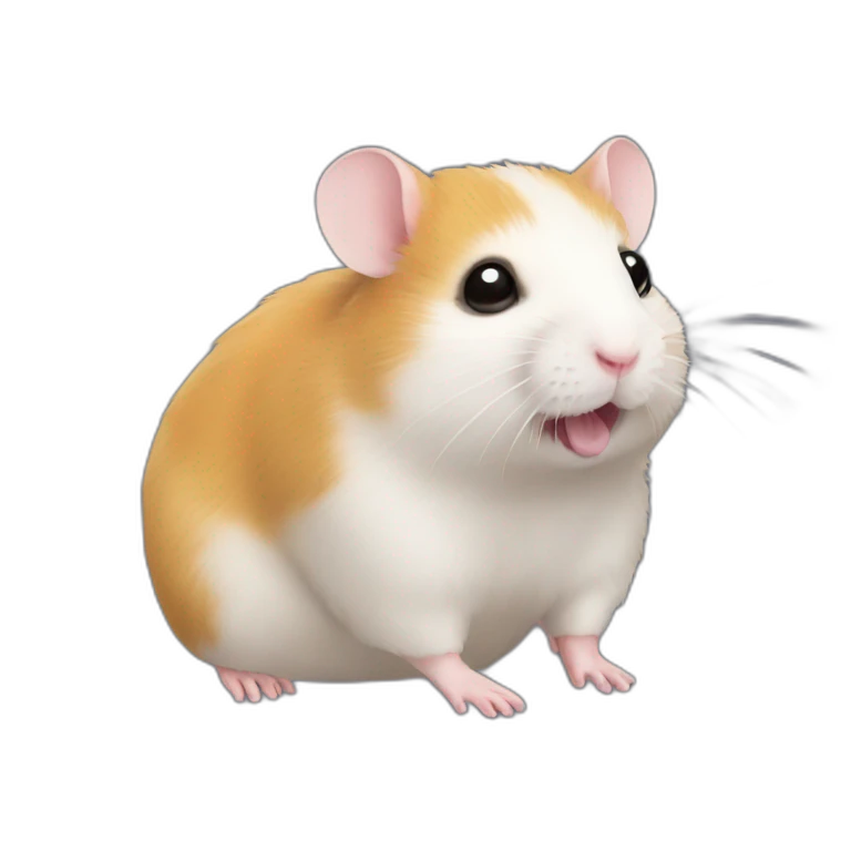 hamster on hamster emoji
