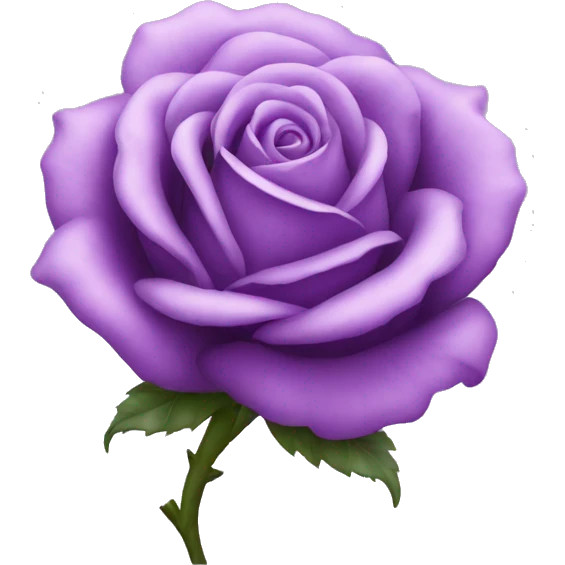 Pretty purple rose emoji
