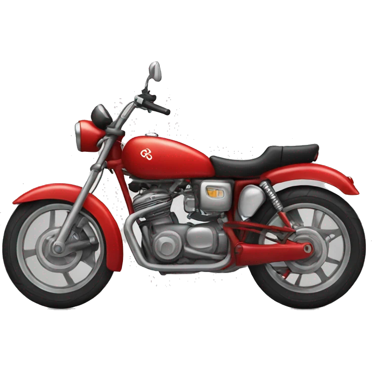red motorcycle  emoji