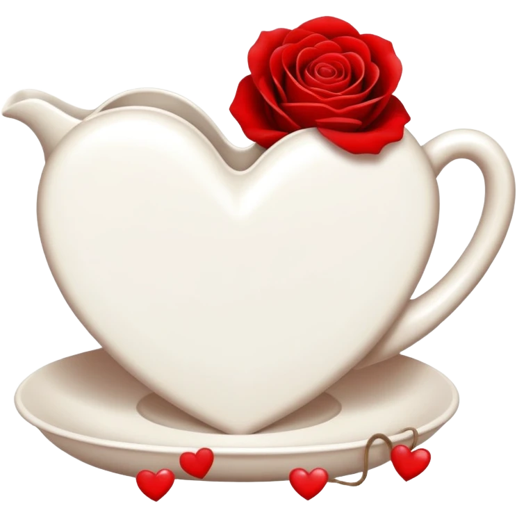 Red and white romantic vintage aesthetic  emoji