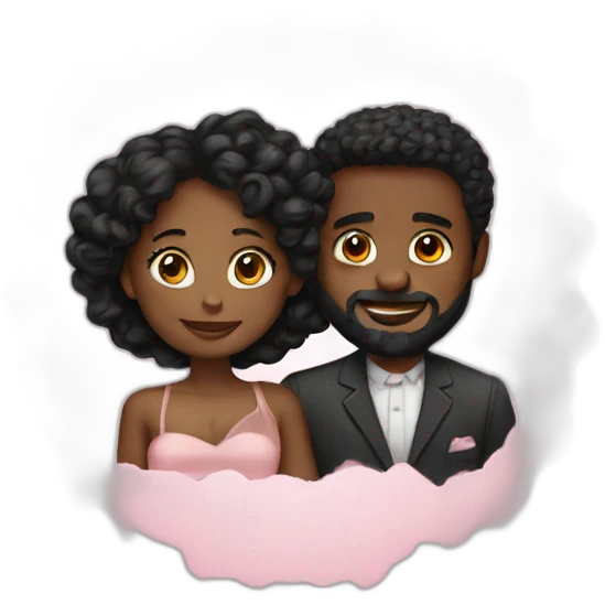 black love emoji