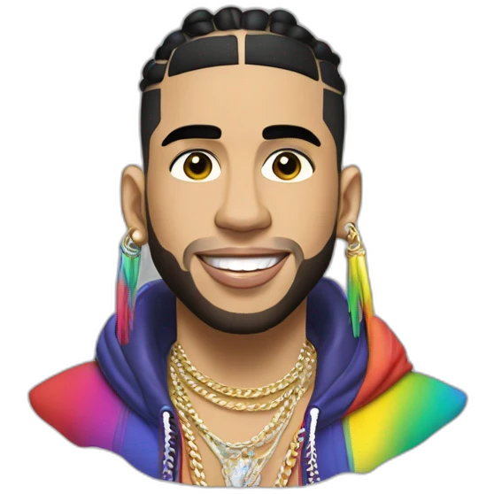 Anuel aa with 6ix9ine singing emoji
