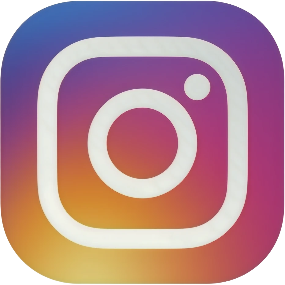 Una persona sosteniendo el logo de instagram emoji