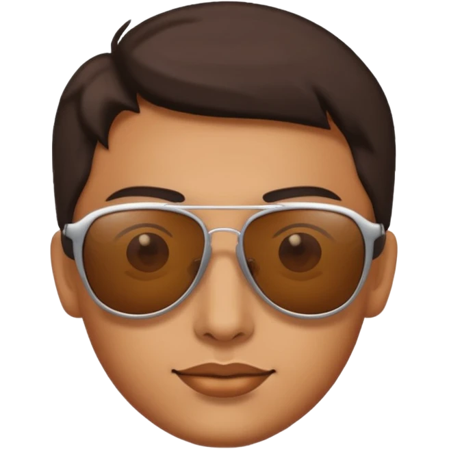 Face with sunglasses emoji