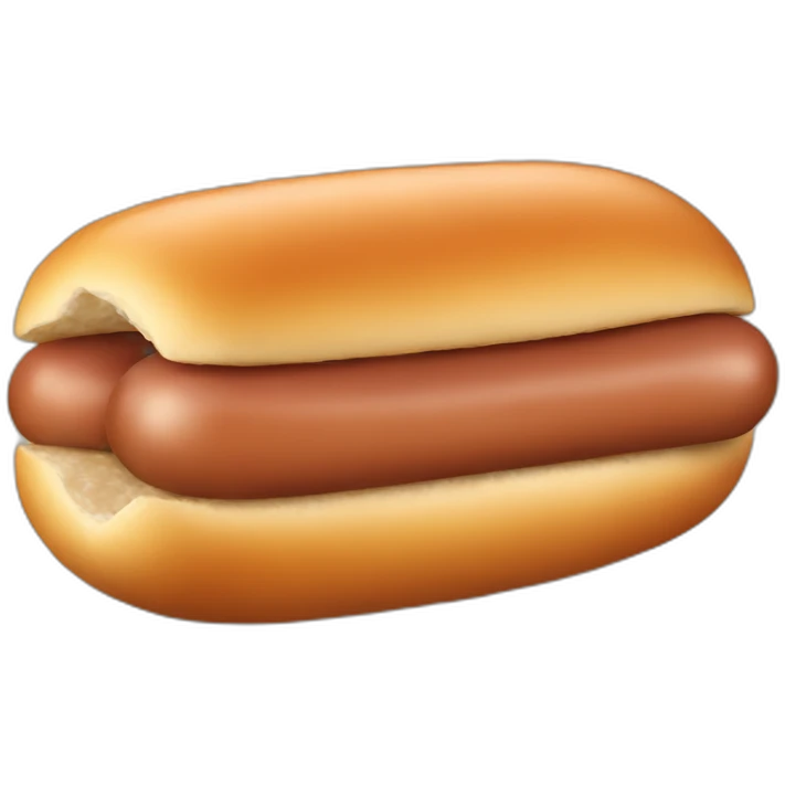Sausage bun emoji