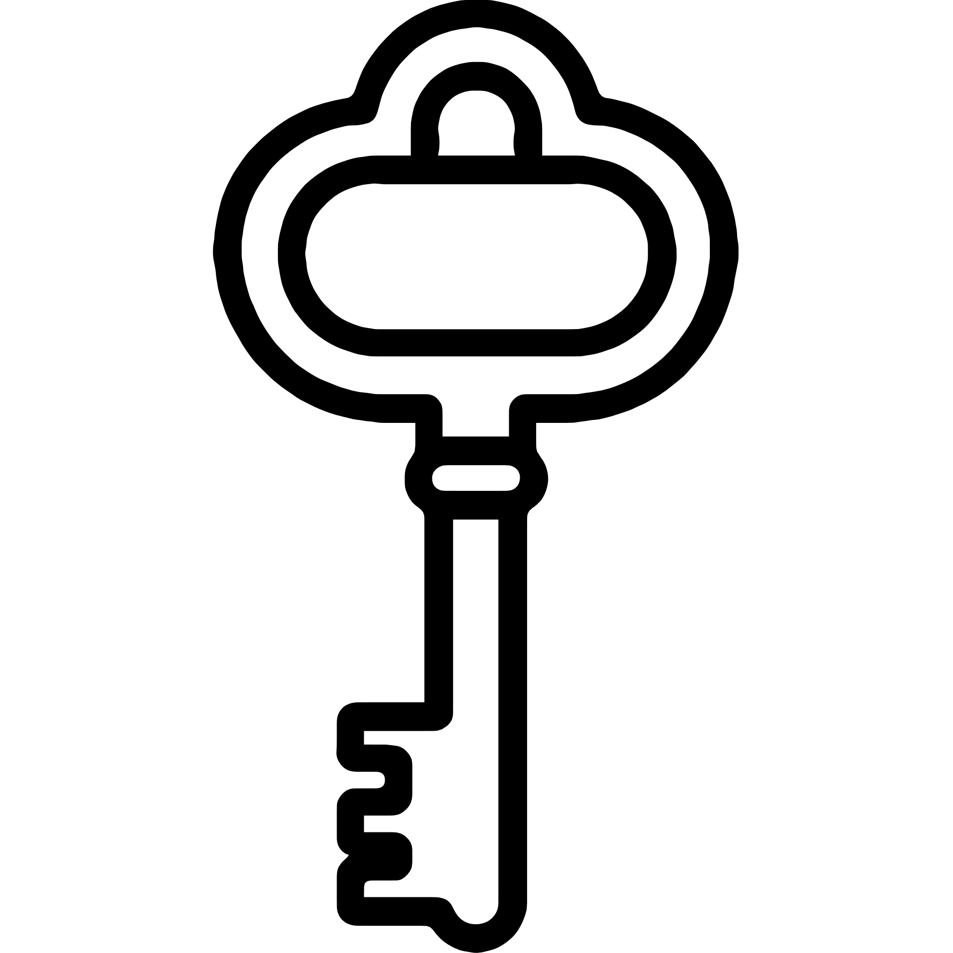 minimal golden key, simple design emoji
