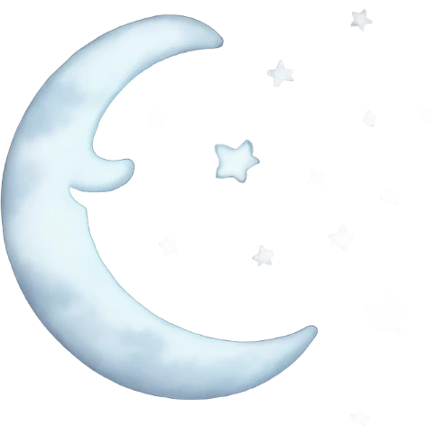 Goodnight moon emoji