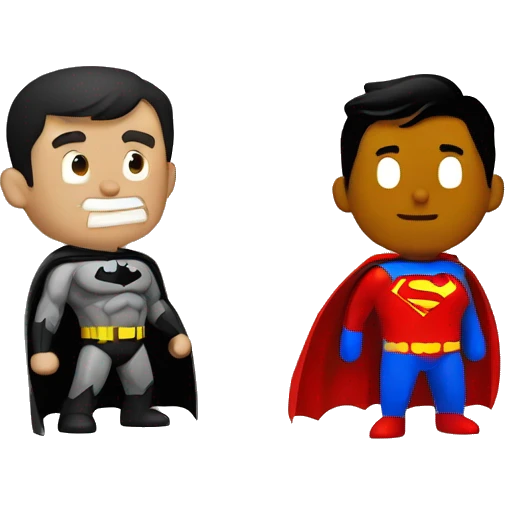 Superman vs batman  emoji