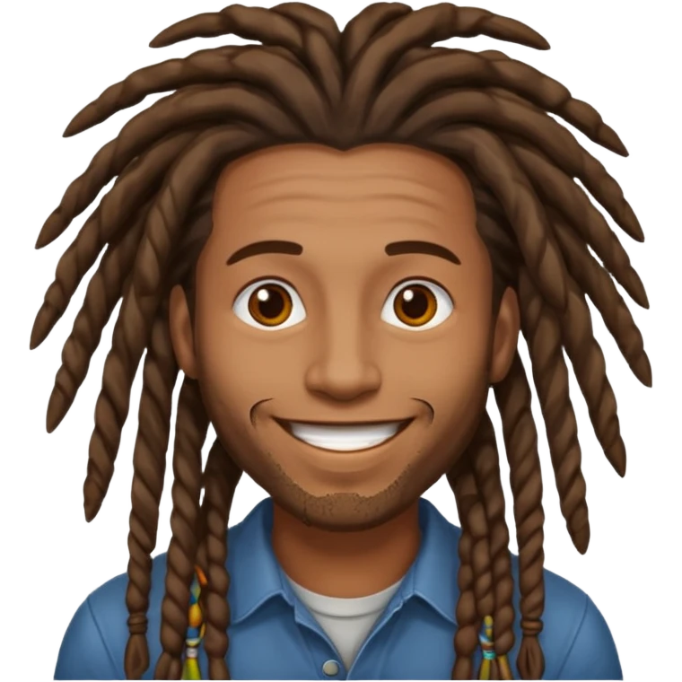 man with dreadlocks emoji